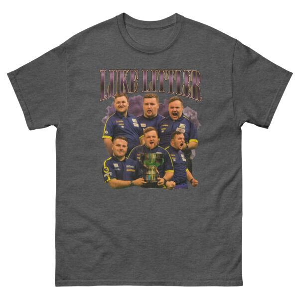 Luke Littler Darts Champion Vintage Graphic Tee - Image 7