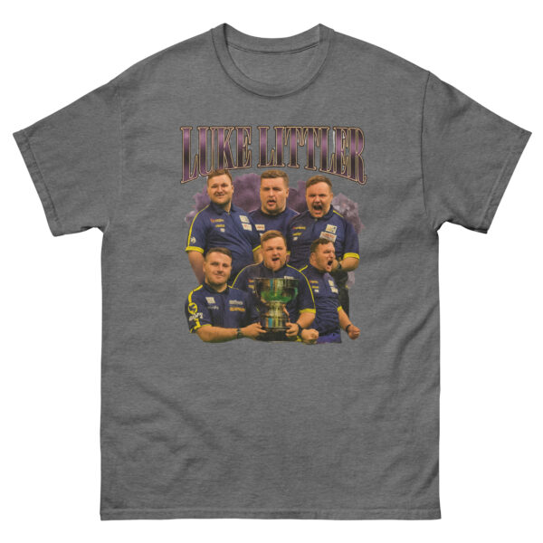 Luke Littler Darts Champion Vintage Graphic Tee - Image 10