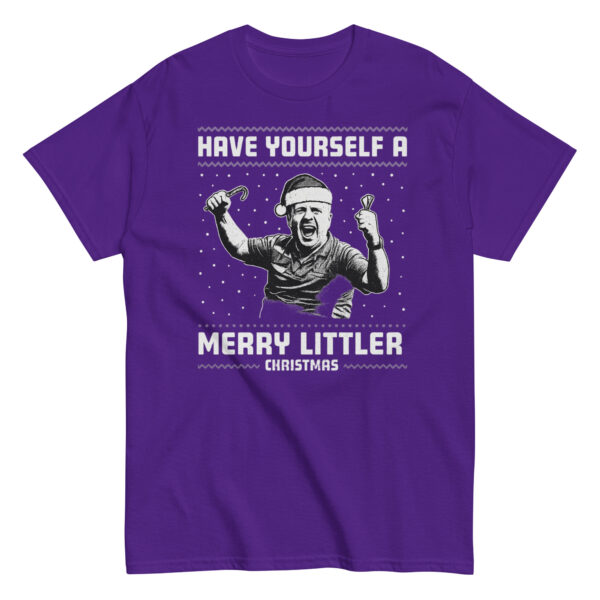 teeLuke Littler Darts Have Yourself a Merry Littler Christmas T-Shirt - Image 3