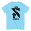 Paper Beats Rock Funny Hand Game T-Shirt