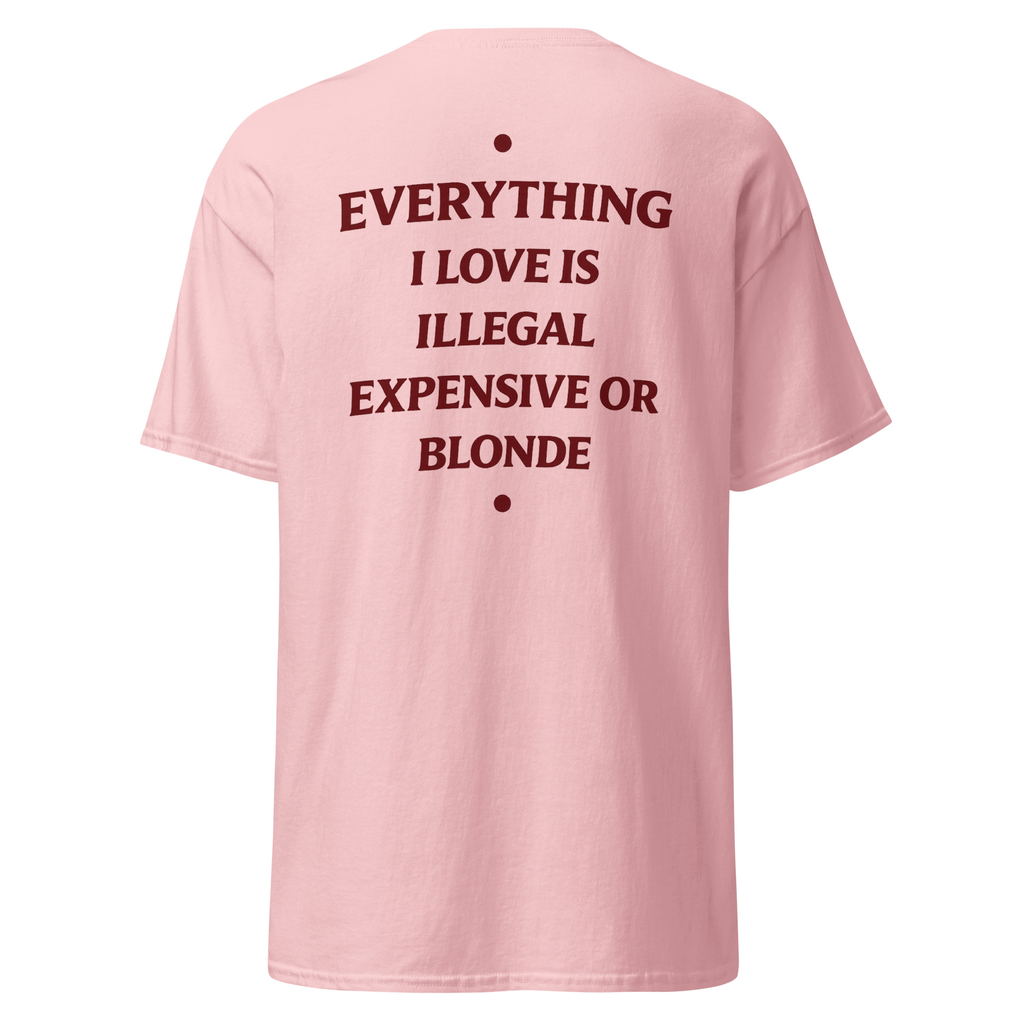 Everything I Love Is Illegal Expensive or Blonde Funny T-Shirt - Image 7