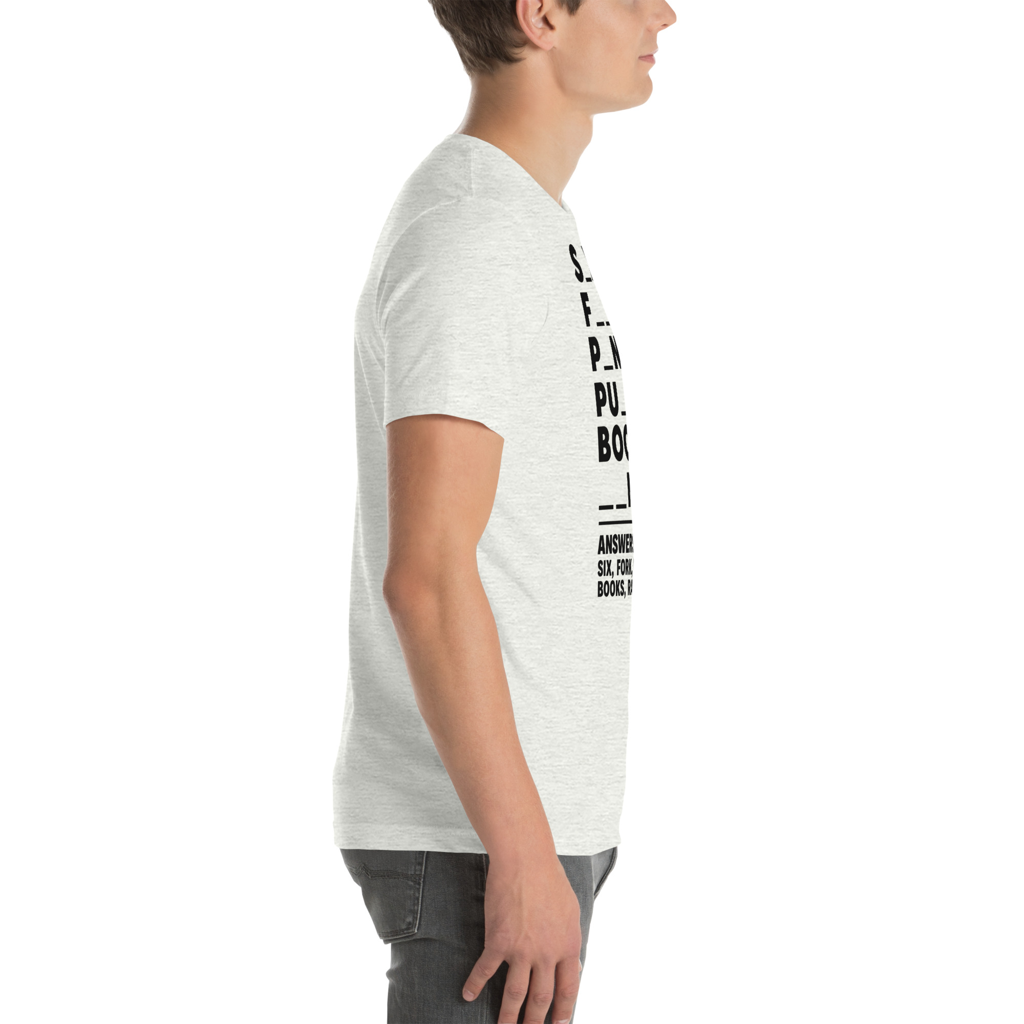 Fill in the Blanks — Adult Humor Answers T-Shirt - Image 17