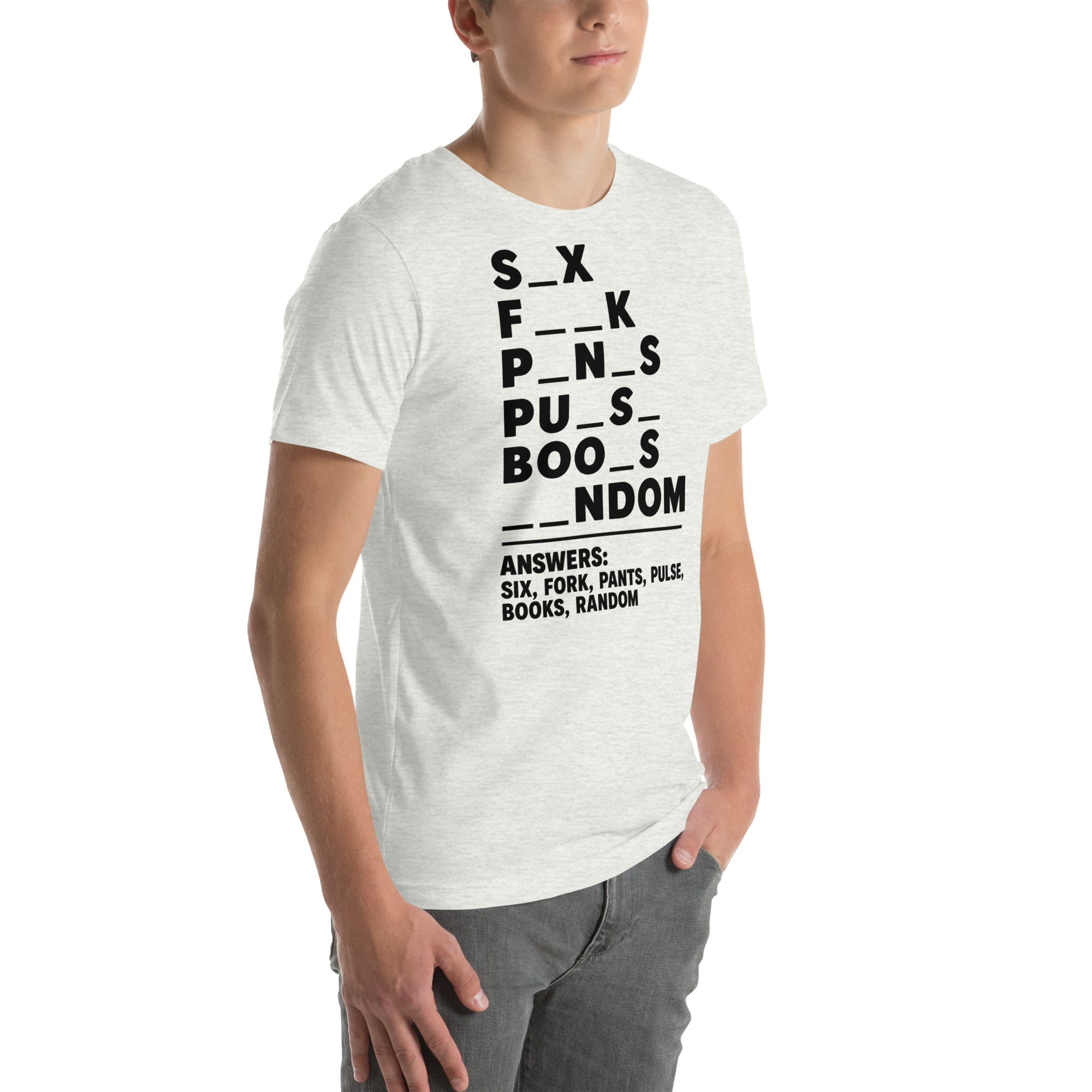 Fill in the Blanks — Adult Humor Answers T-Shirt - Image 18