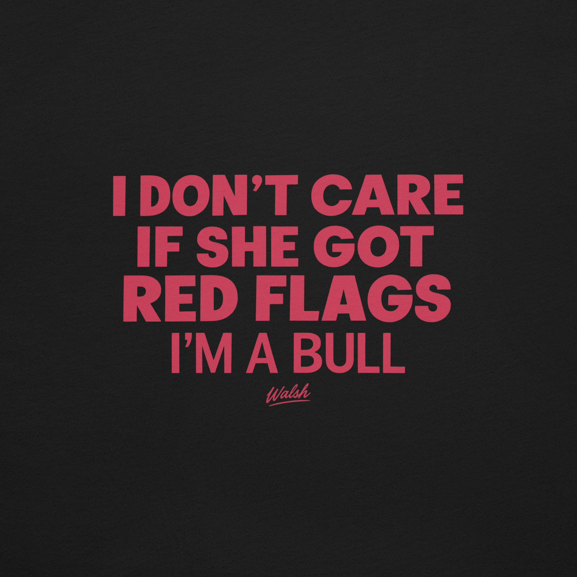 I Don’t Care If She Got Red Flags — I’m a Bull t-shirt - Image 2