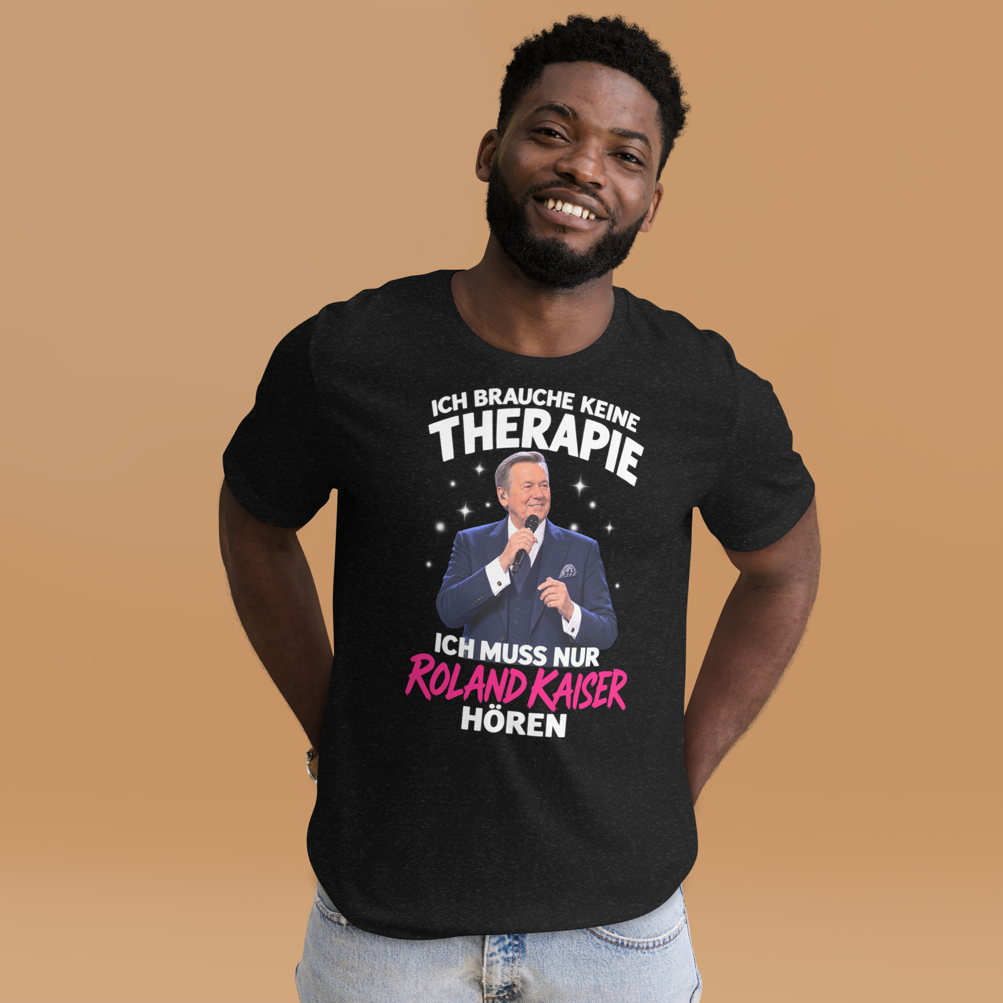 Ich Brauche Keine Therapie – Ich Muss Nur Roland Kaiser Hören t-shirt - Image 3