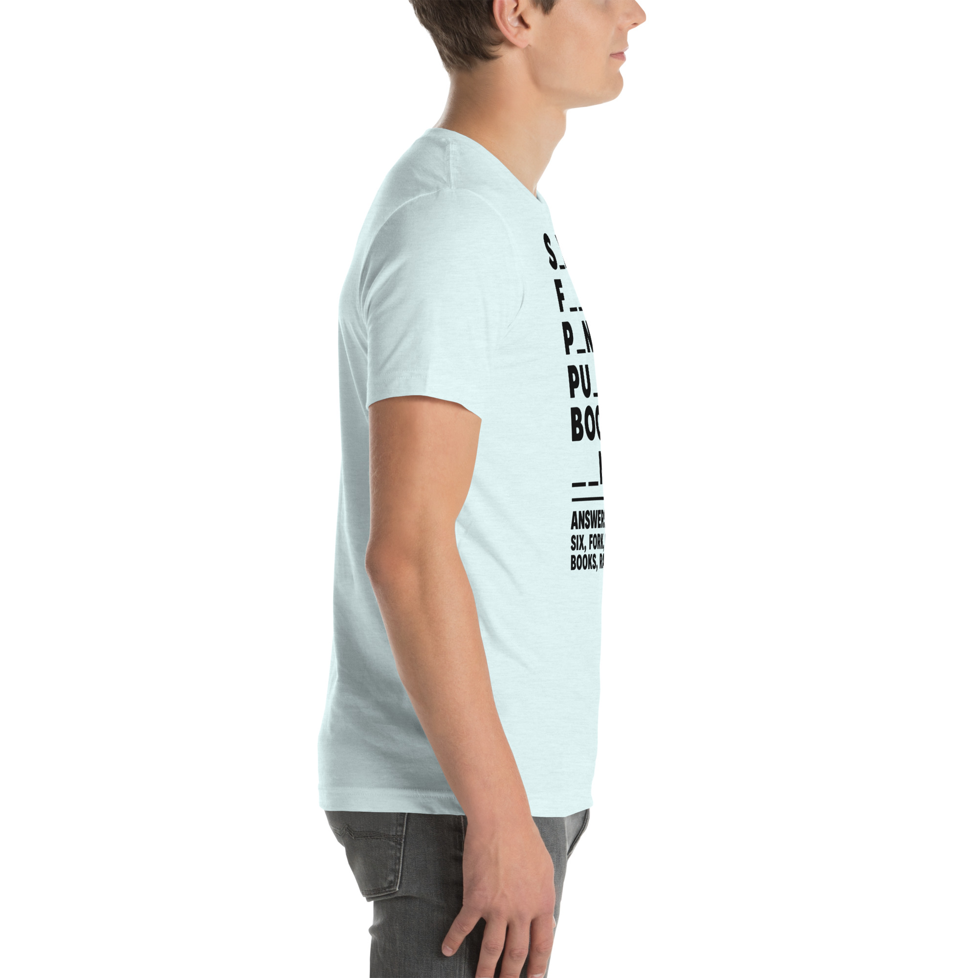 Fill in the Blanks — Adult Humor Answers T-Shirt - Image 32
