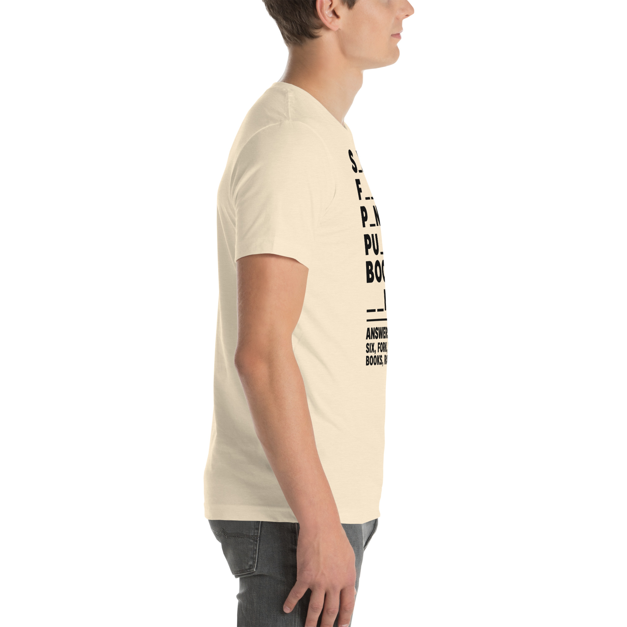 Fill in the Blanks — Adult Humor Answers T-Shirt - Image 8