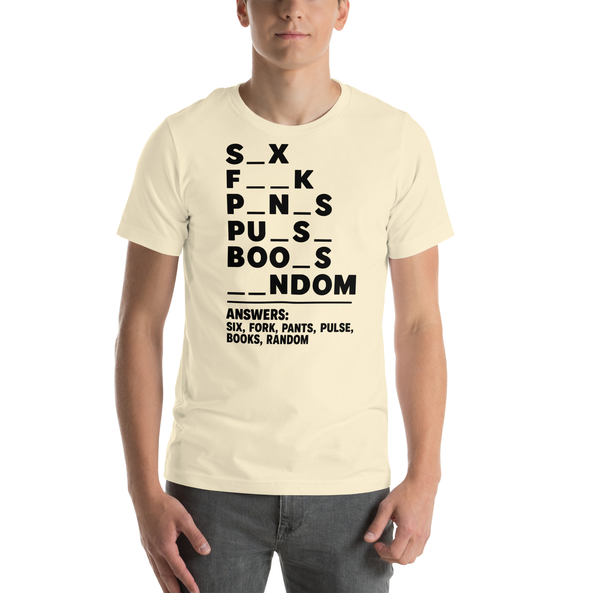 Fill in the Blanks — Adult Humor Answers T-Shirt - Image 19