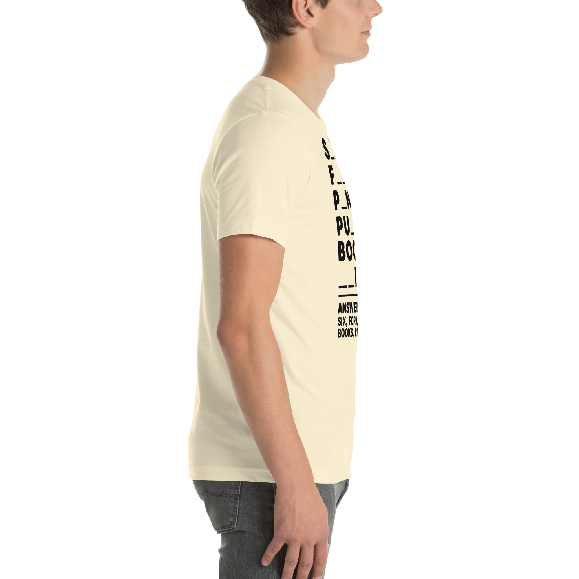 Fill in the Blanks — Adult Humor Answers T-Shirt - Image 23