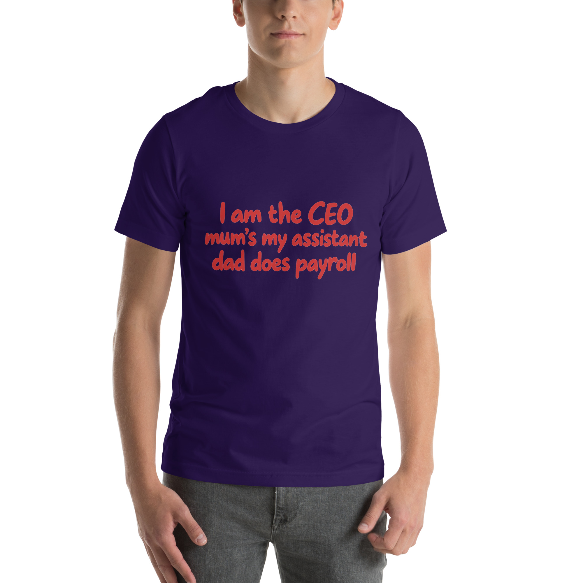 I’m the CEO, Mom’s My Assistant, Dad Does Payroll t-shirt - Image 32