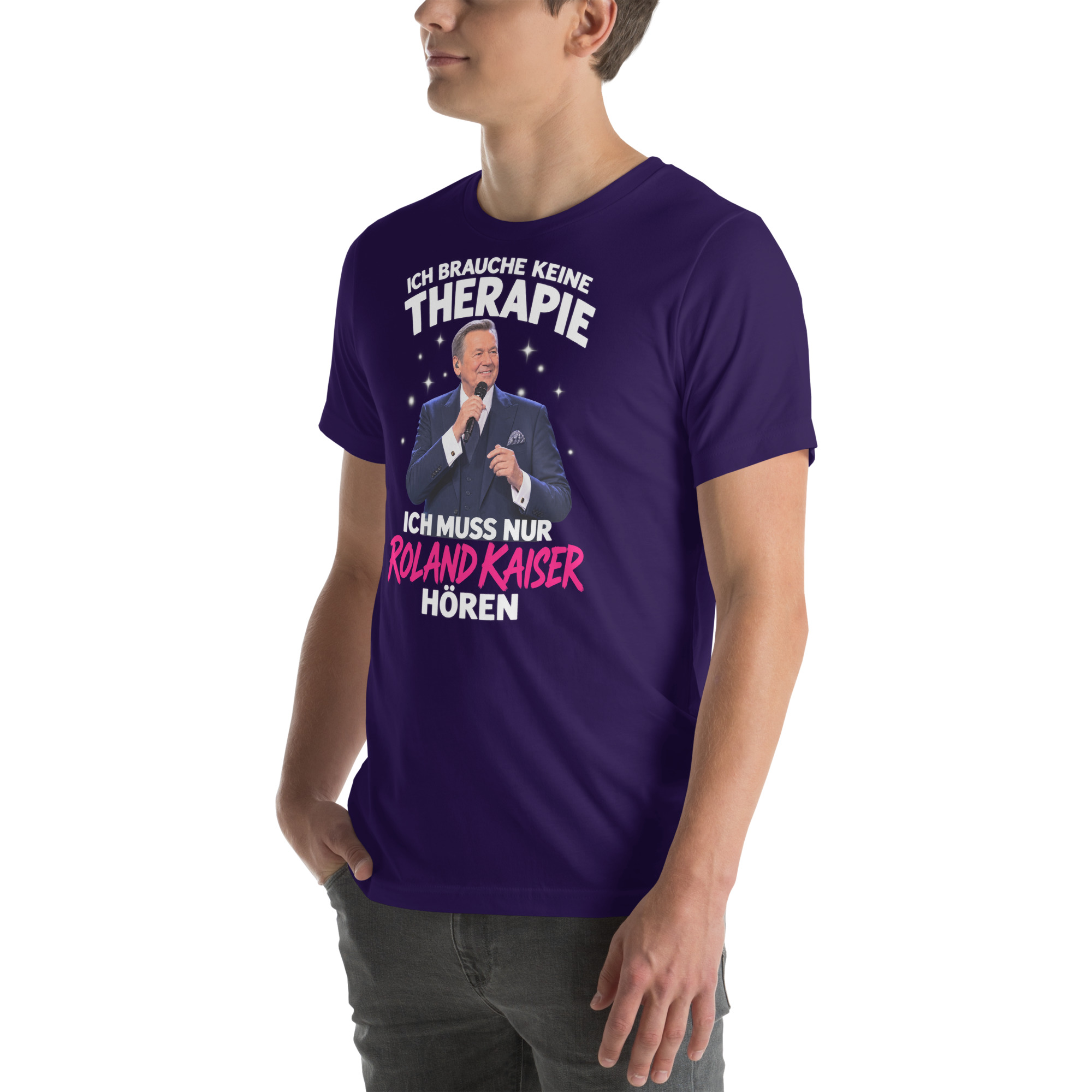 Ich Brauche Keine Therapie – Ich Muss Nur Roland Kaiser Hören t-shirt - Image 29
