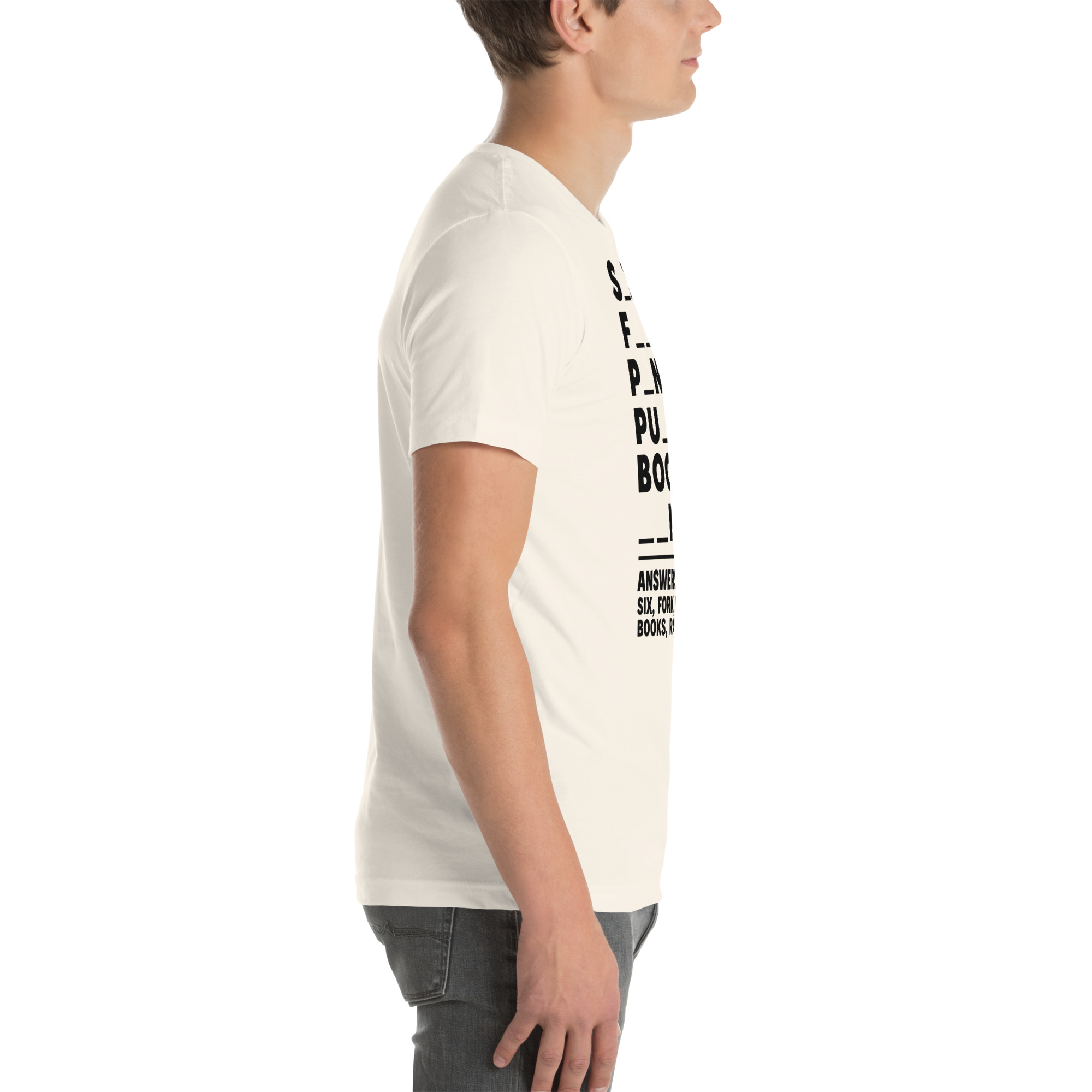 Fill in the Blanks — Adult Humor Answers T-Shirt - Image 29