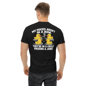 Funny Ducks Circle Graphic T-Shirt