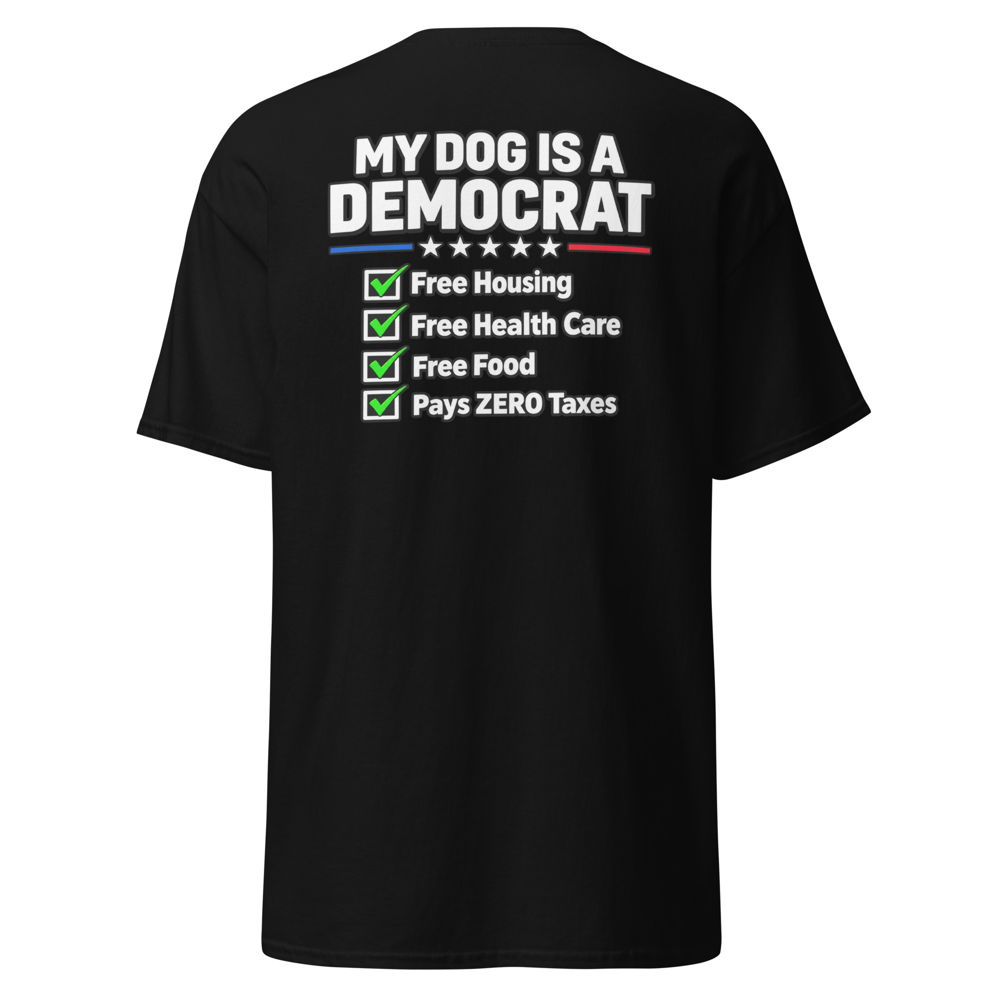 My Dog Is a Democrat – Funny Political Dog T-Shirt - Image 2