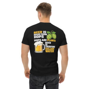 Beer Is Made From Hops – Funny Beer & Hops Graphic T-Shirt