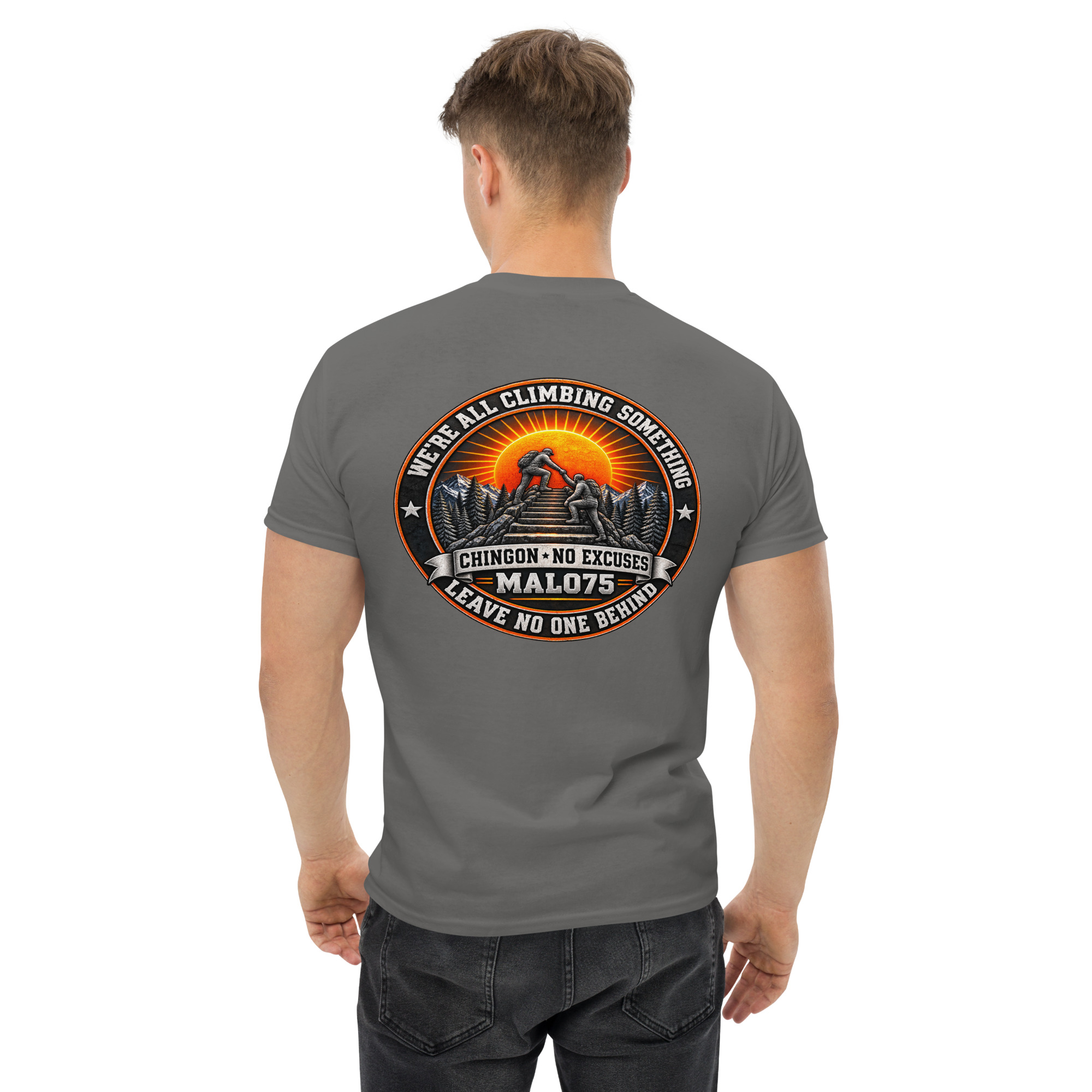 We're All Climbing Something – Leave No One Behind T-Shirt - Image 38