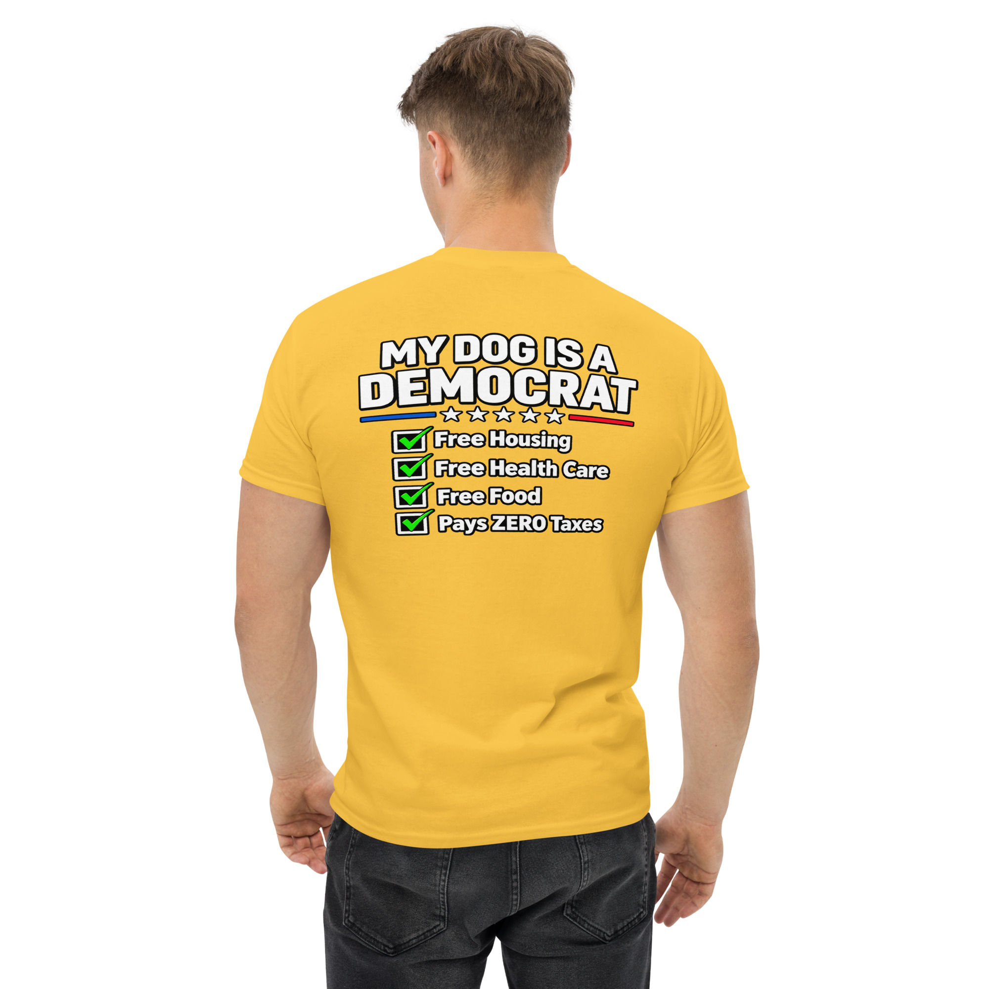 My Dog Is a Democrat – Funny Political Dog T-Shirt - Image 61