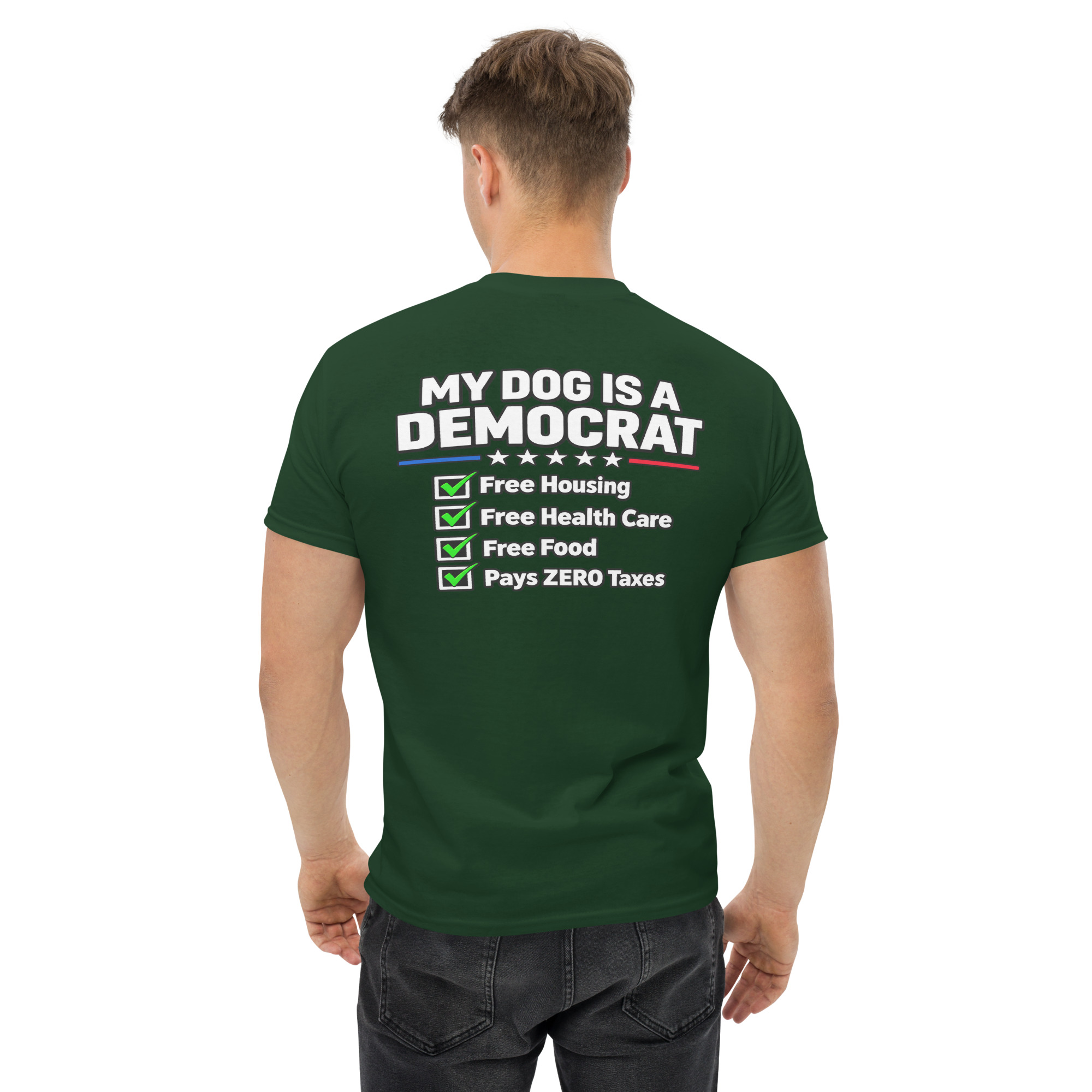 My Dog Is a Democrat – Funny Political Dog T-Shirt - Image 38