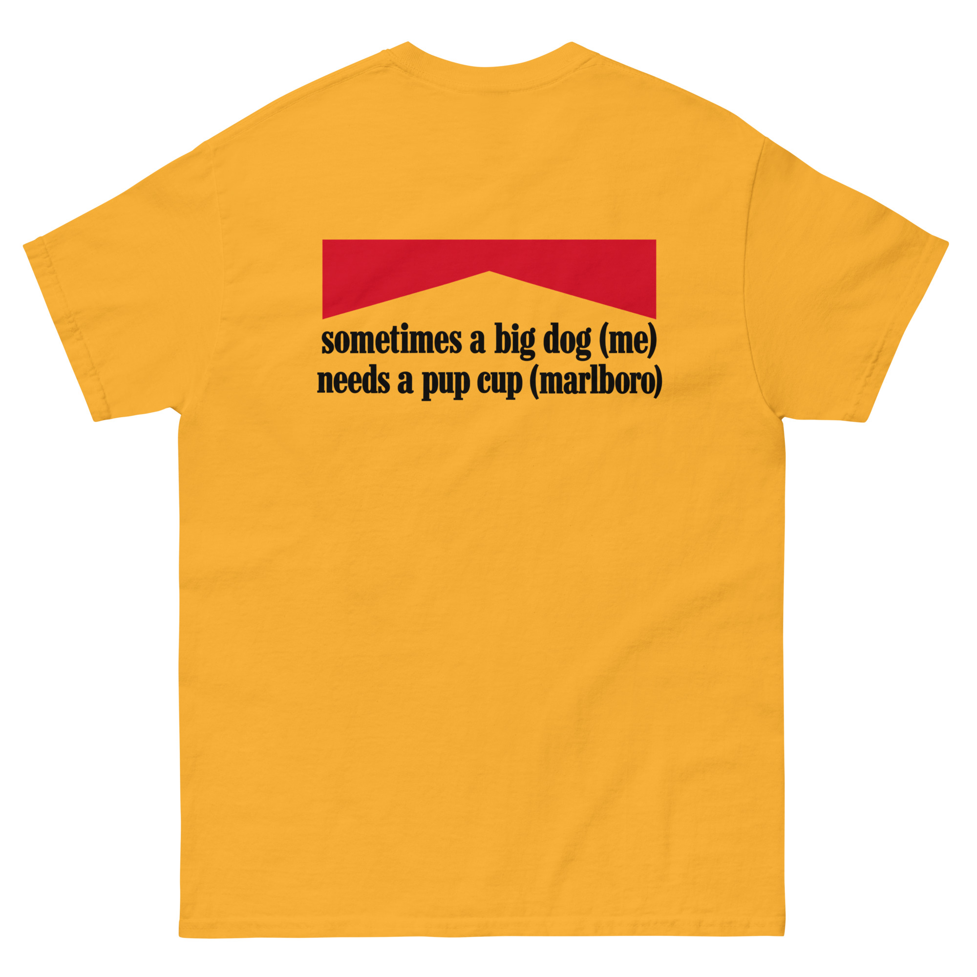 Big Dog Pup Cup Funny Adult Humor T-Shirt - Image 13