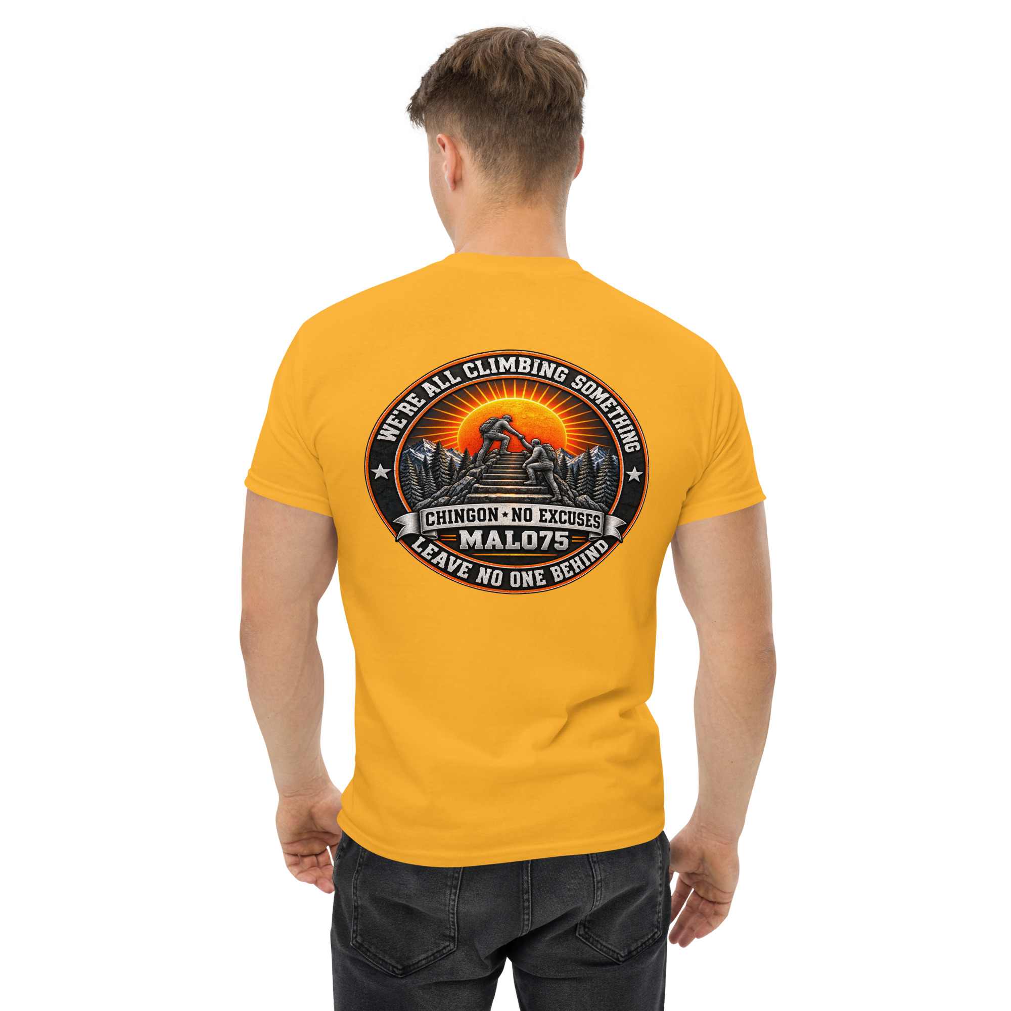 We're All Climbing Something – Leave No One Behind T-Shirt - Image 56