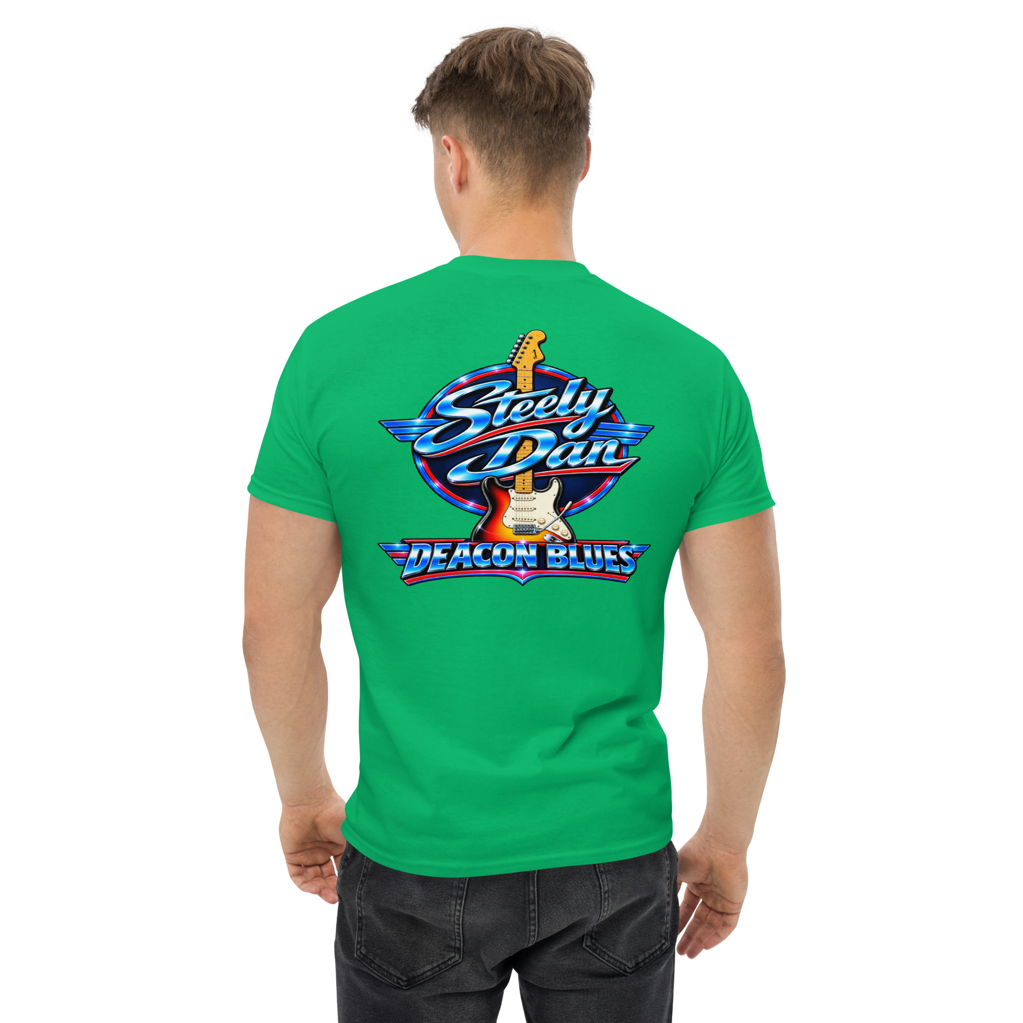 Steely Dan Deacon Blues Guitar Graphic T-Shirt Cette conversation vous a-t-elle été utile jusqu’ici ? - Image 49