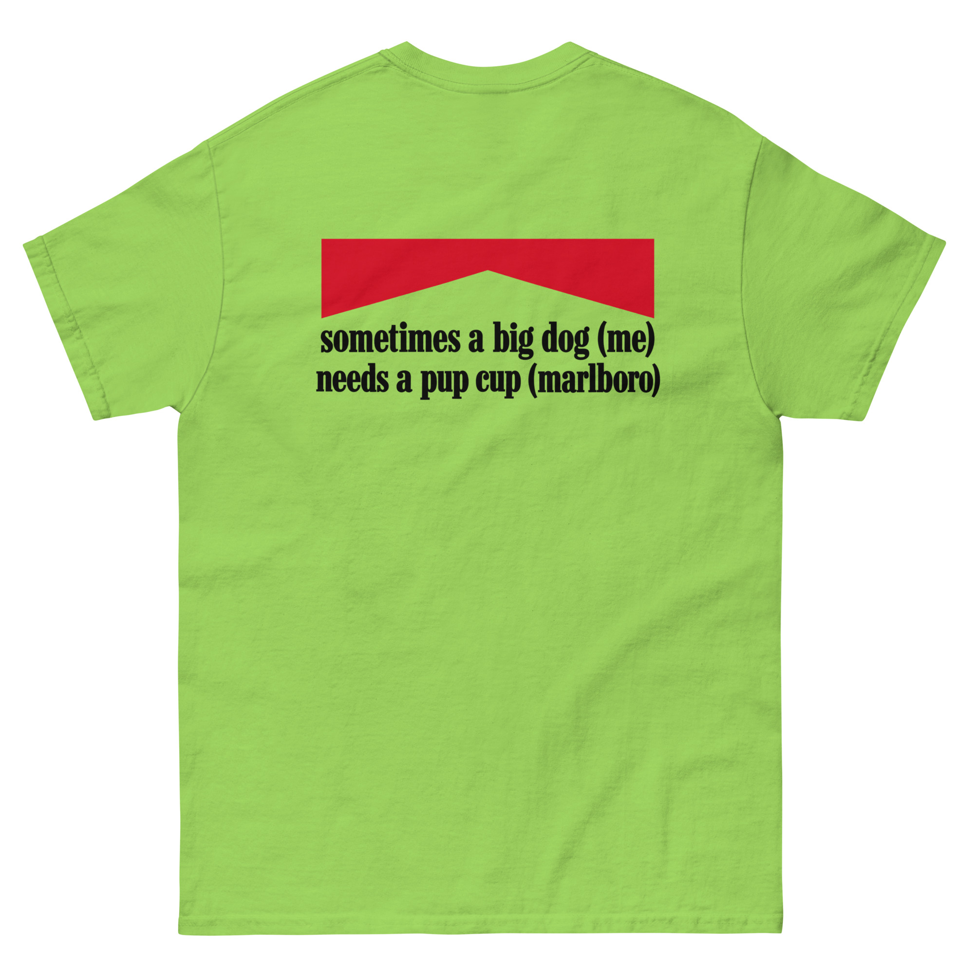Big Dog Pup Cup Funny Adult Humor T-Shirt - Image 15