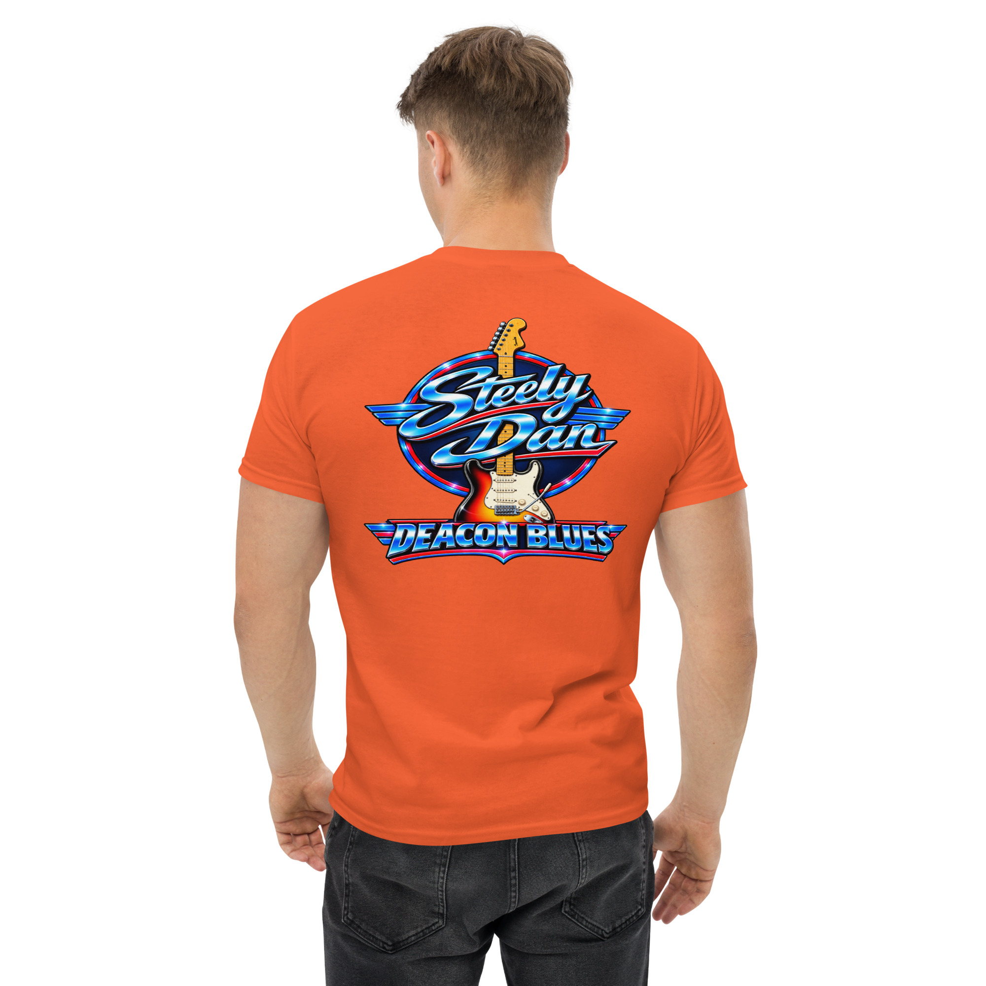 Steely Dan Deacon Blues Guitar Graphic T-Shirt Cette conversation vous a-t-elle été utile jusqu’ici ? - Image 43