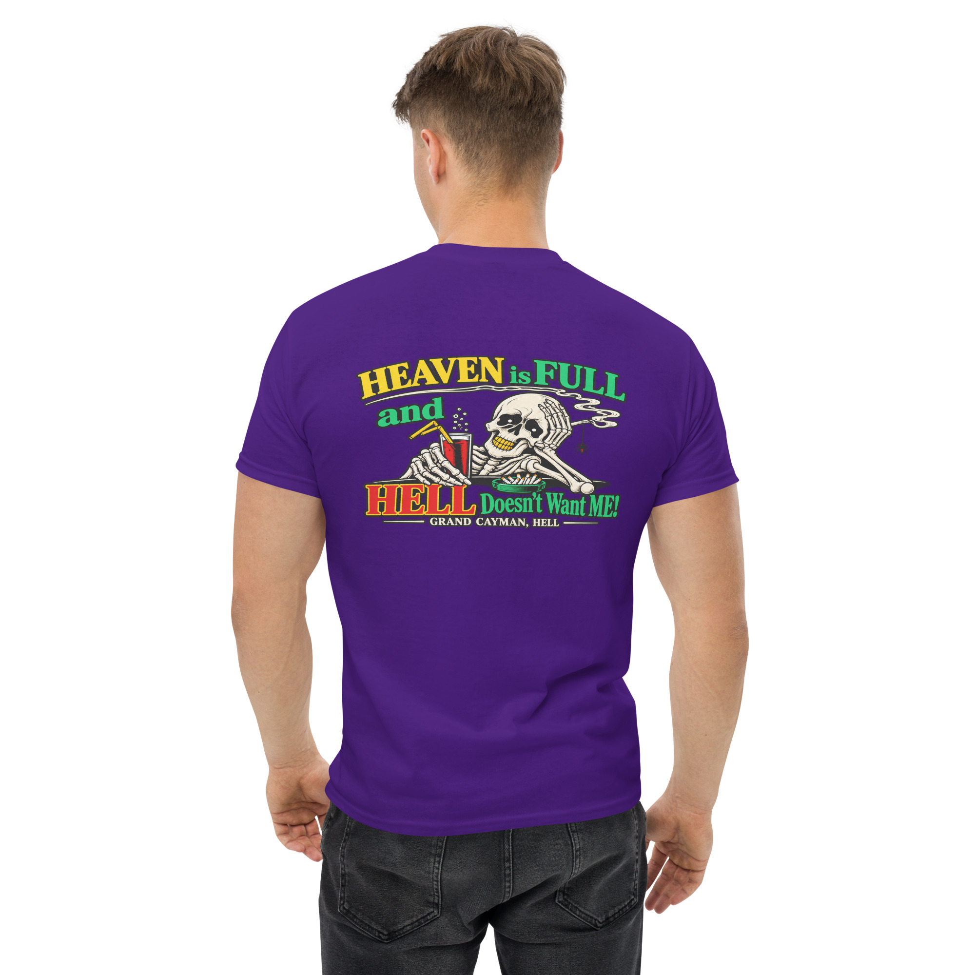 Heaven Is Full Hell Doesn’t Want Me Shirt - Image 7