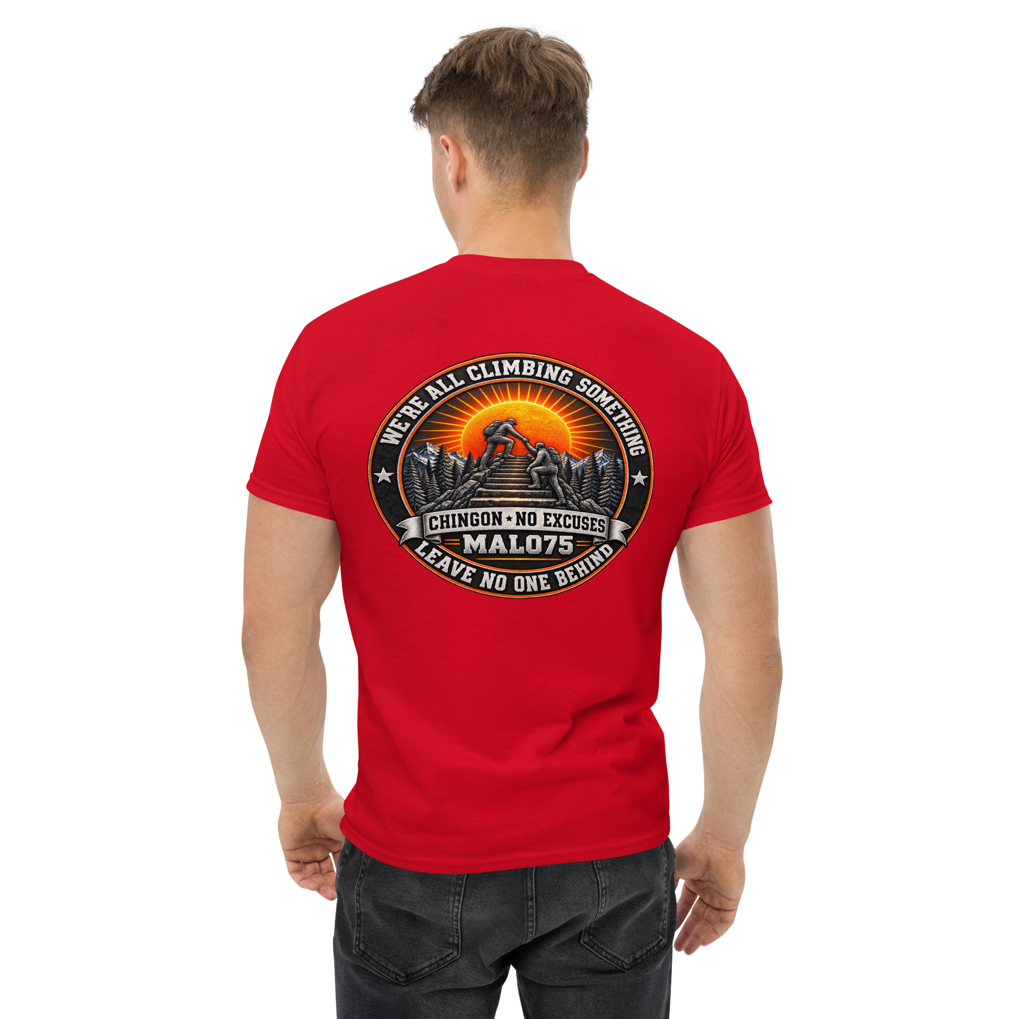 We're All Climbing Something – Leave No One Behind T-Shirt - Image 14