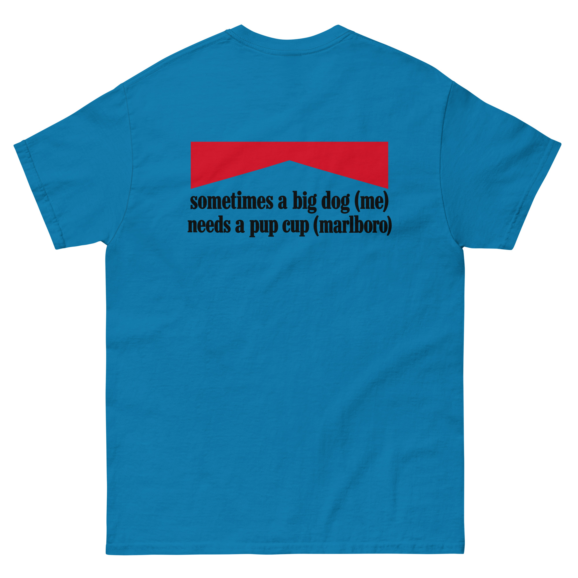 Big Dog Pup Cup Funny Adult Humor T-Shirt - Image 8