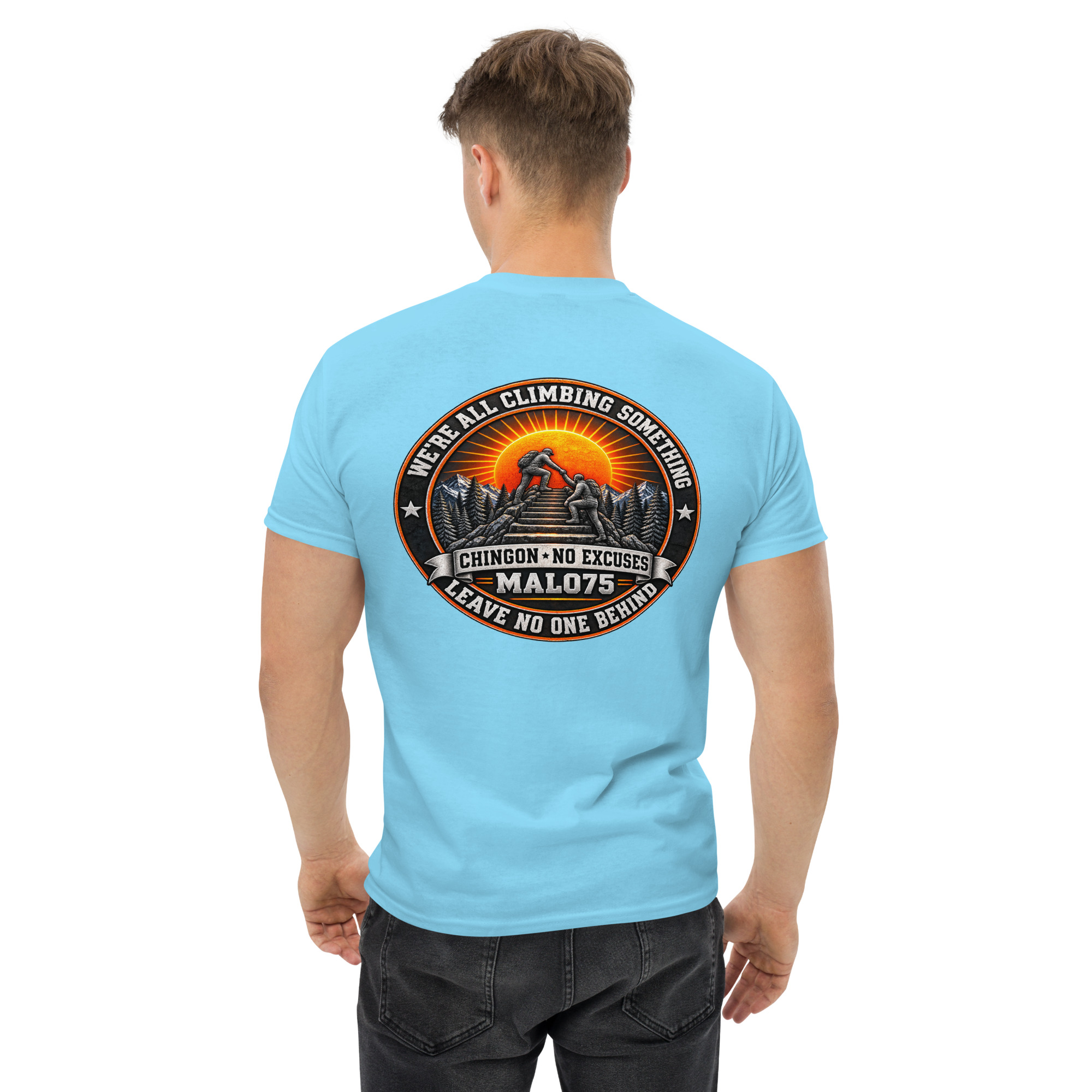 We're All Climbing Something – Leave No One Behind T-Shirt - Image 62