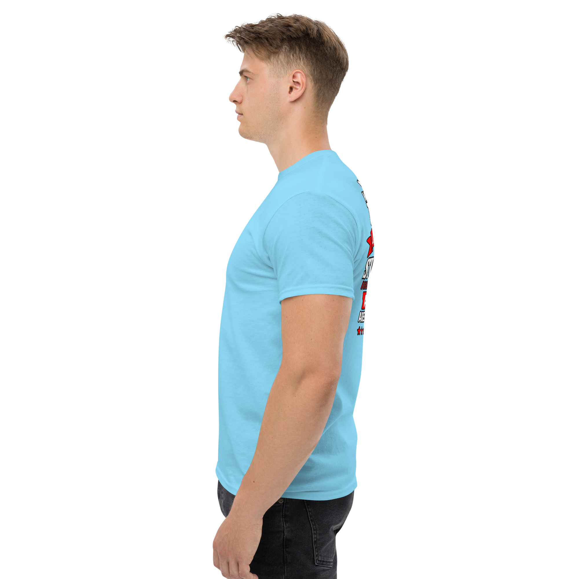 Funny UFO Stupid People Graphic T-Shirt - Image 63