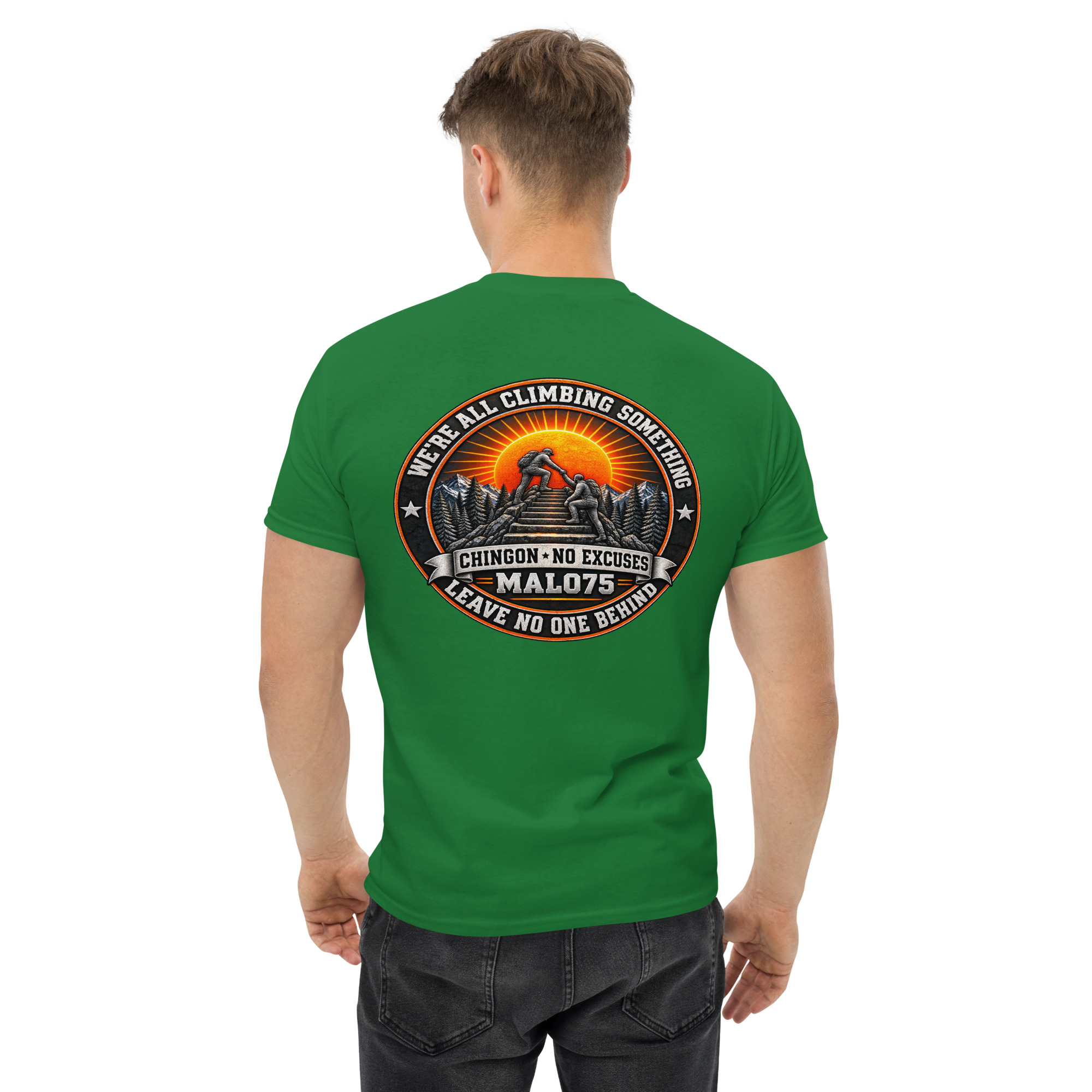 We're All Climbing Something – Leave No One Behind T-Shirt - Image 27