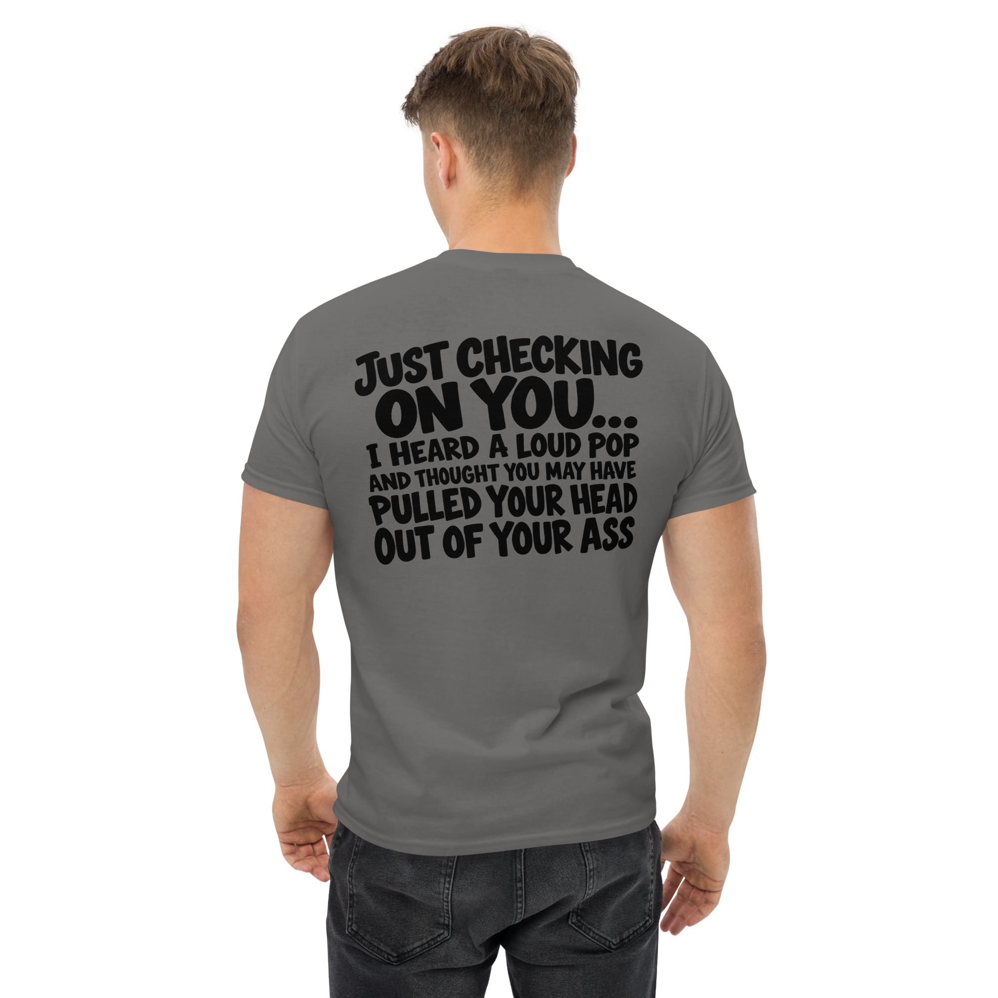 Just Checking On You – Funny Sarcastic Quote T-Shirt Design - Image 38