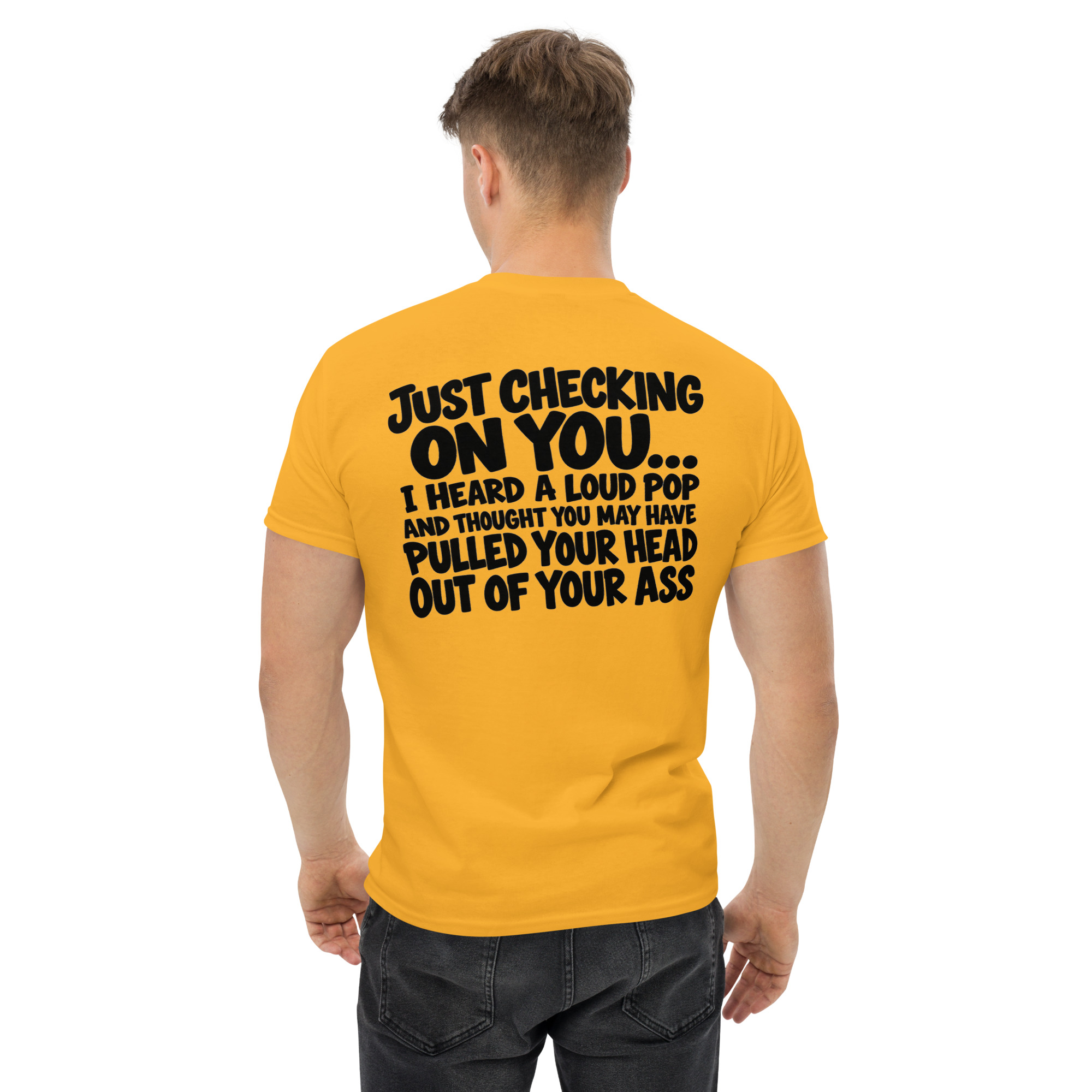 Just Checking On You – Funny Sarcastic Quote T-Shirt Design - Image 56