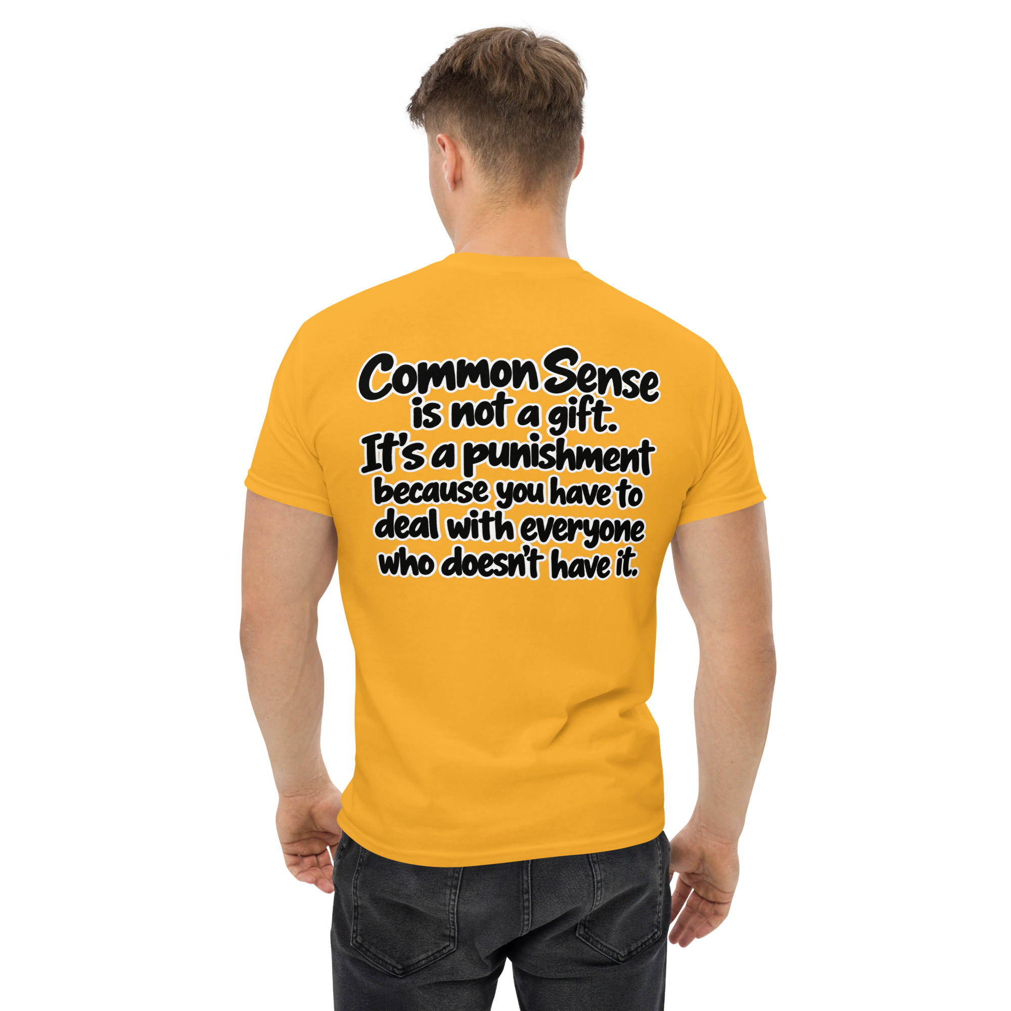 Common Sense Punishment Funny Quote T-Shirt - Image 56