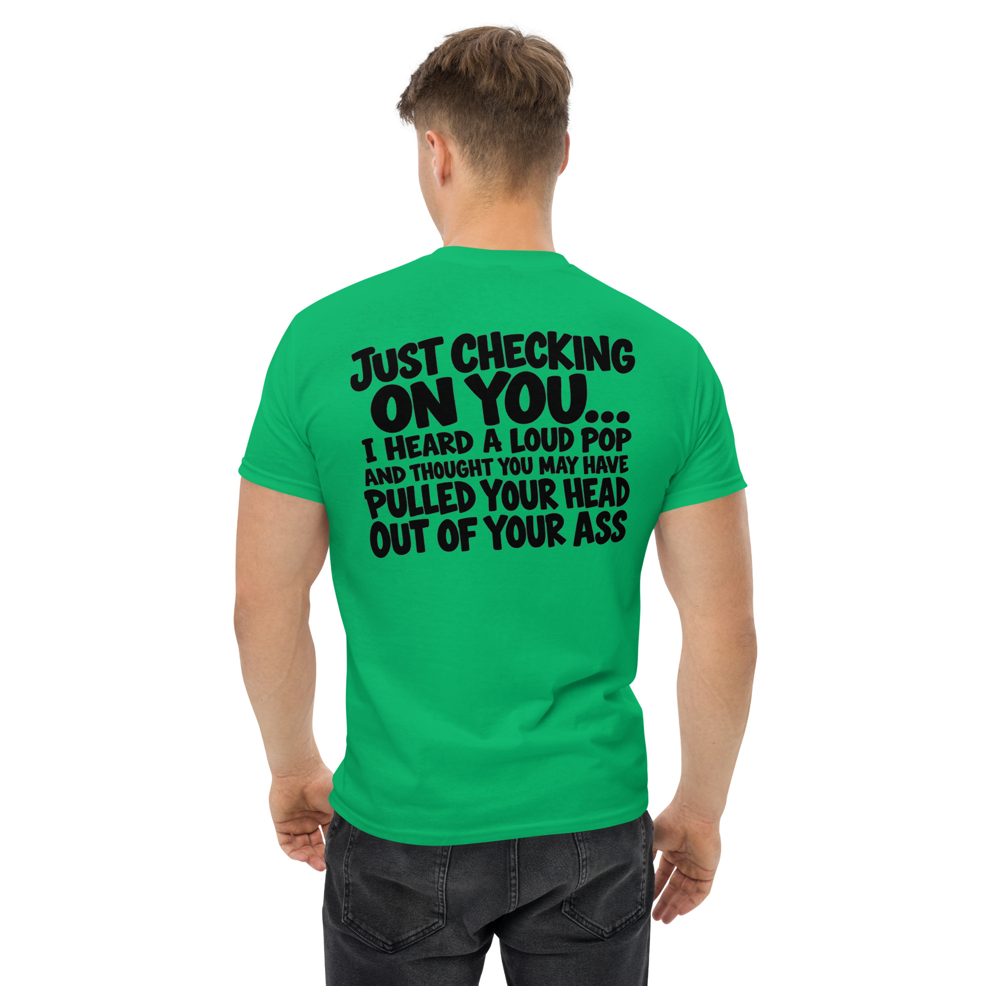 Just Checking On You – Funny Sarcastic Quote T-Shirt Design - Image 50