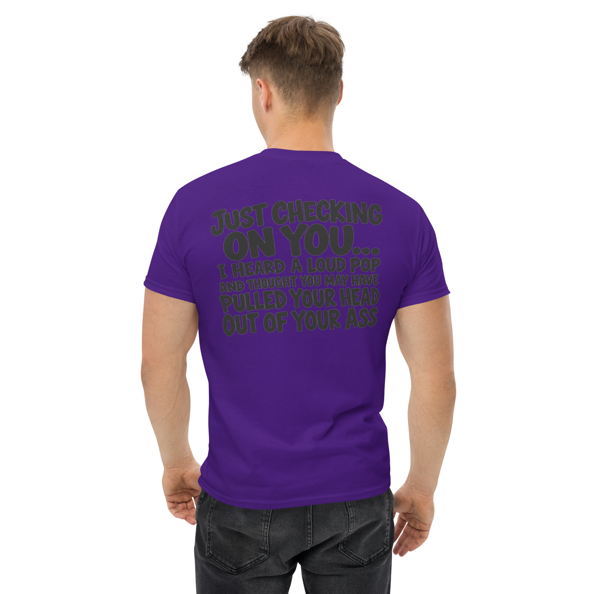 Just Checking On You – Funny Sarcastic Quote T-Shirt Design - Image 8