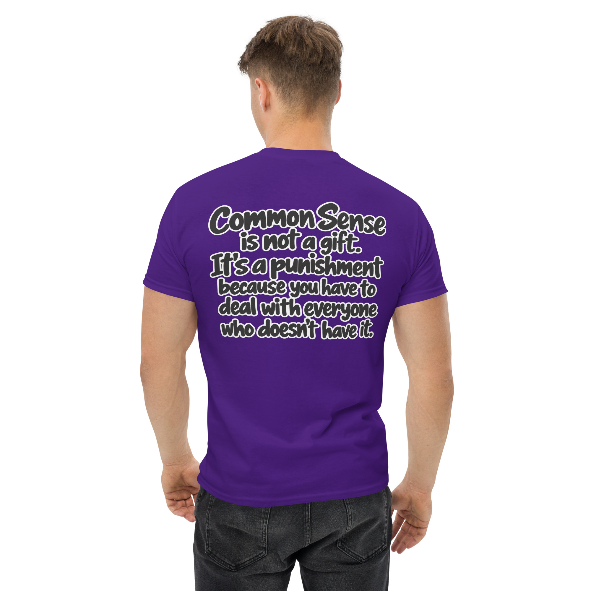 Common Sense Punishment Funny Quote T-Shirt - Image 8