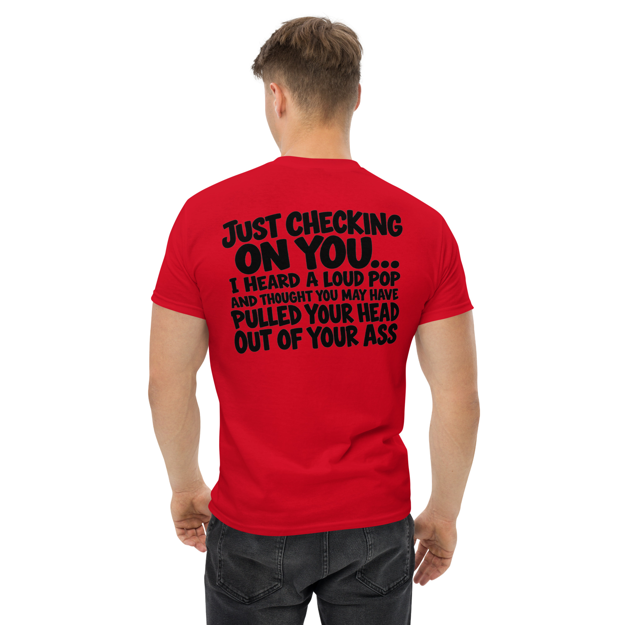 Just Checking On You – Funny Sarcastic Quote T-Shirt Design - Image 14