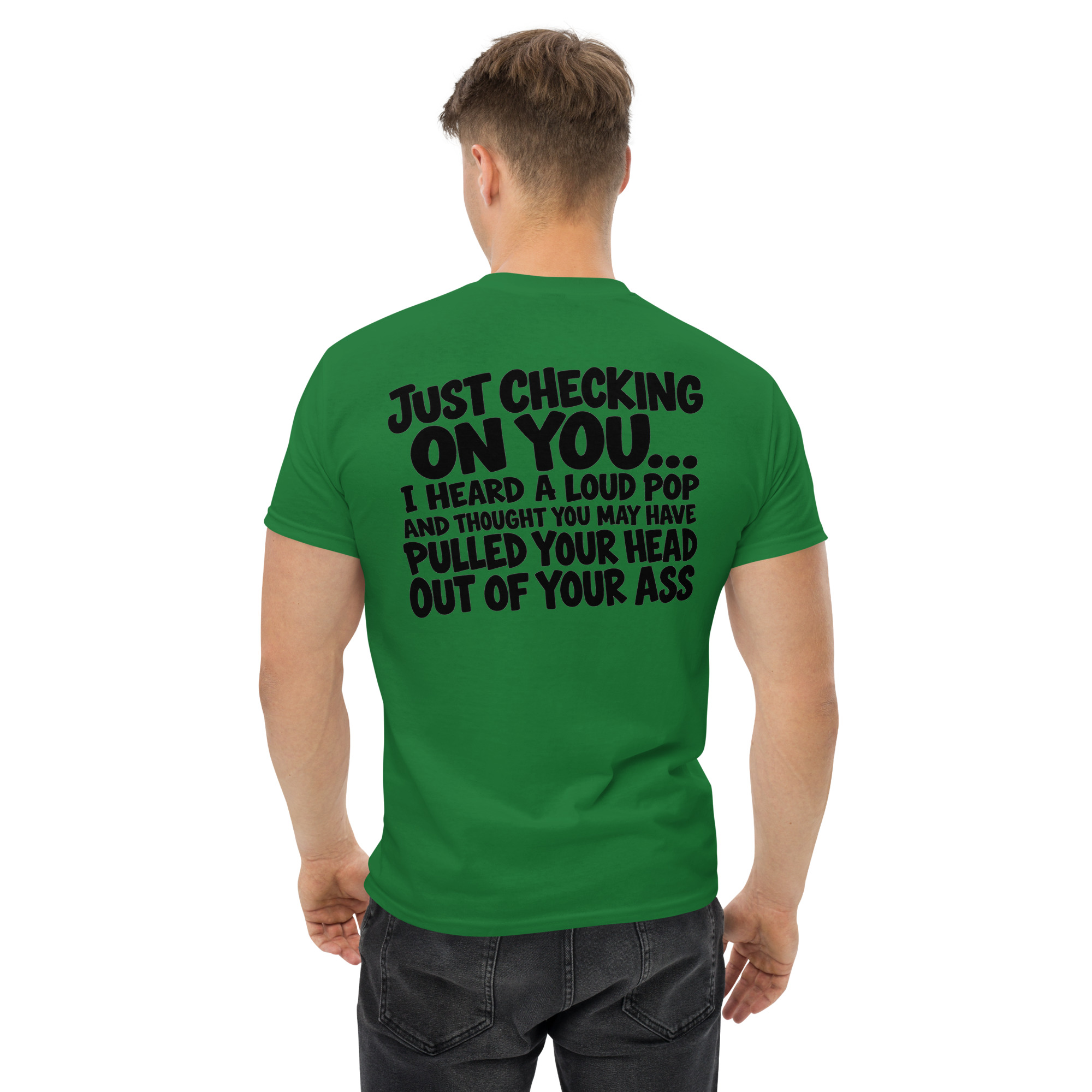 Just Checking On You – Funny Sarcastic Quote T-Shirt Design - Image 27
